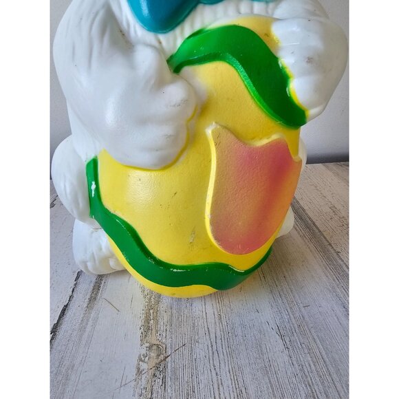 Vintage Sun Hill‎ 28" Easter rabbit bunny egg blow mold lawn spring Easter decor - Picture 9 of 9